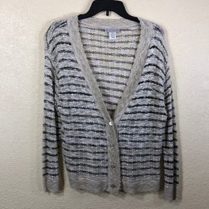 N Guage Light Sweater/Cardigan Tan Black XL